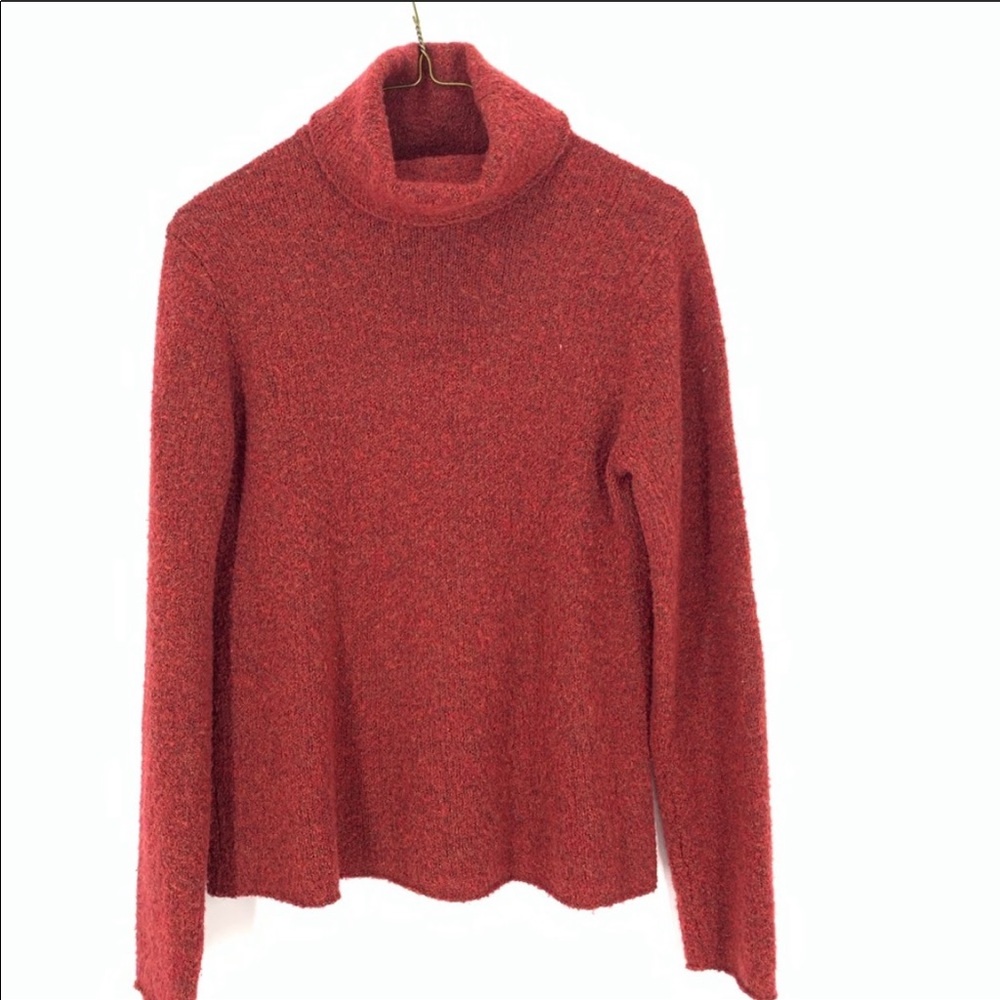 Eileen Fisher Italian yarn turtleneck sweater